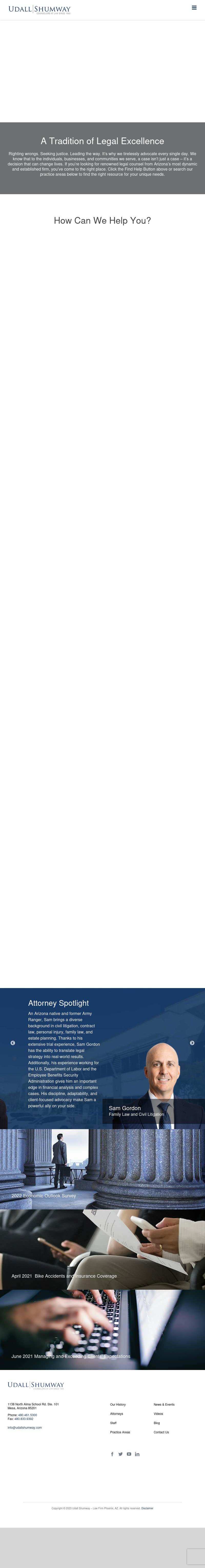 Udall Shumway PLC - Yuma AZ Lawyers