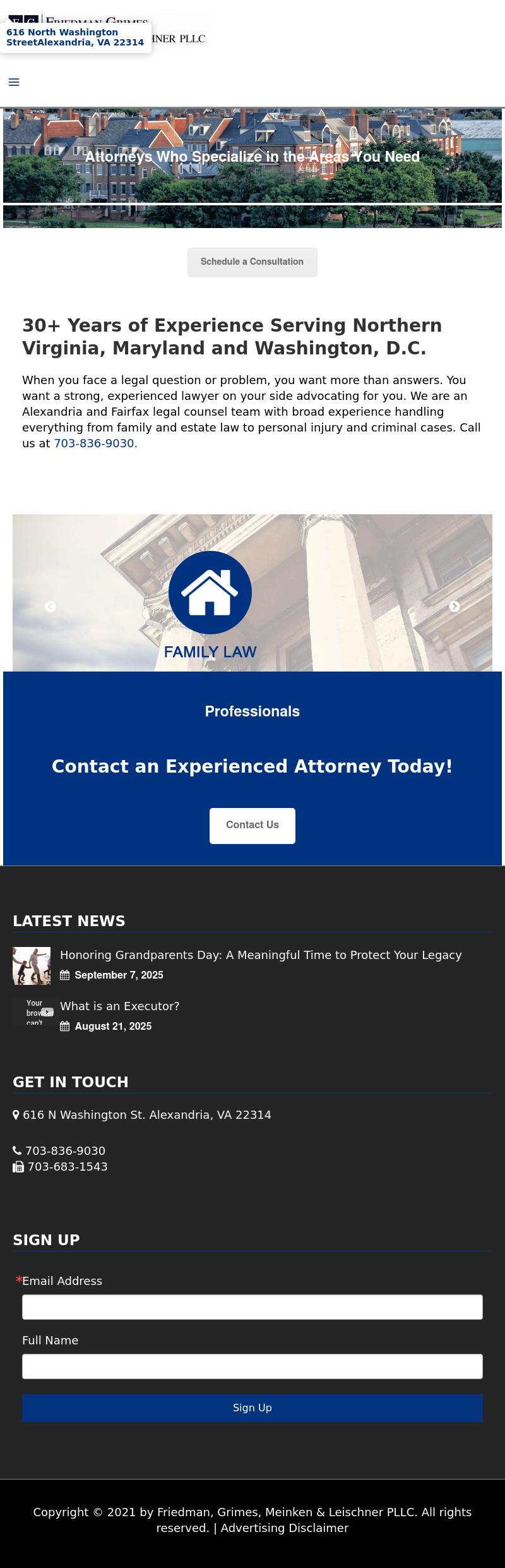 Wade, Friedman & Sutter, P.C. - Alexandria VA Lawyers