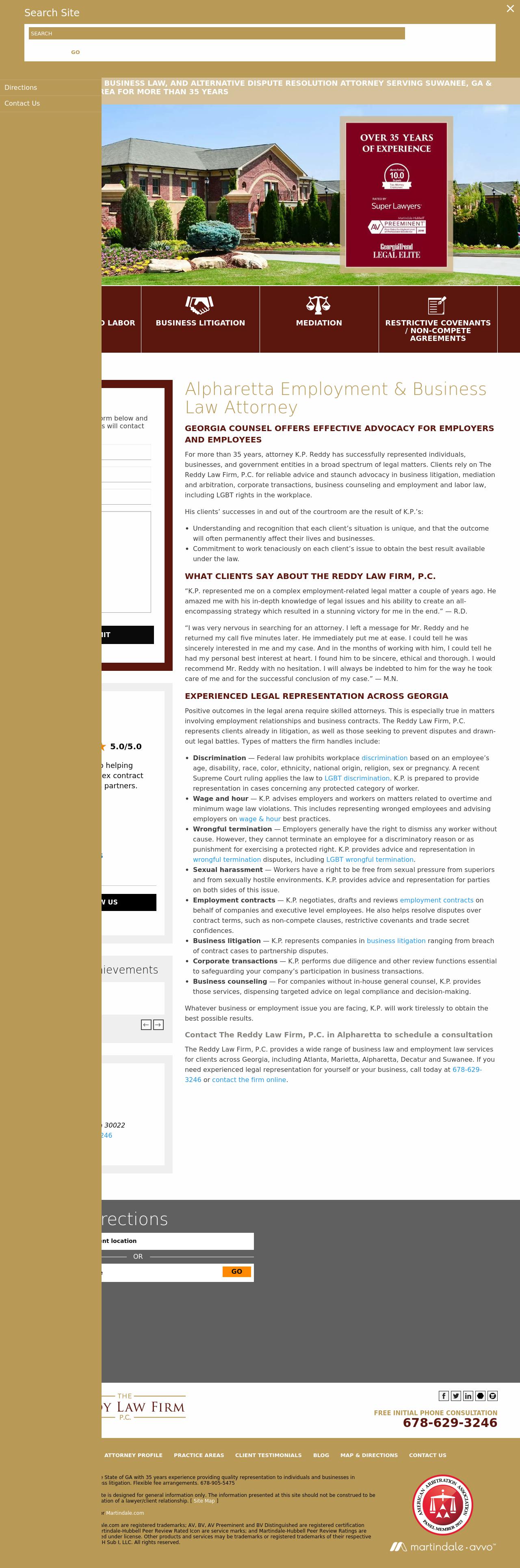 The Reddy Law Firm, PC - Suwanee GA Lawyers