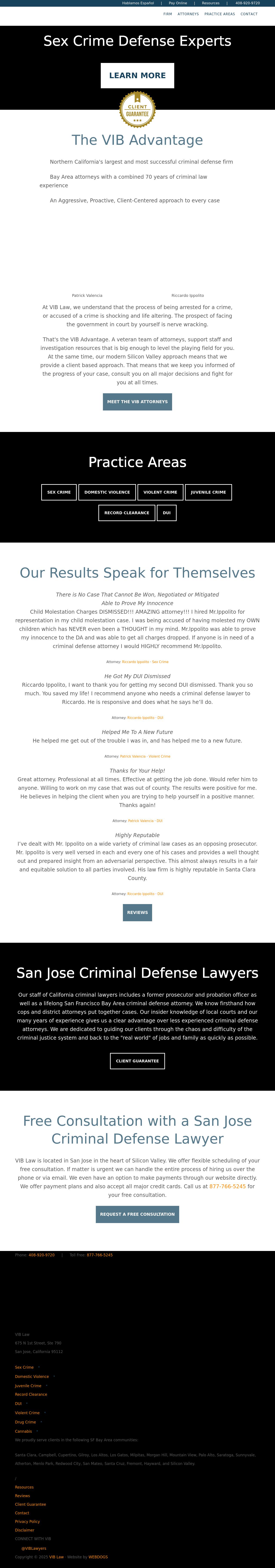 Valencia, Ippolito & Bowman - San Jose CA Lawyers